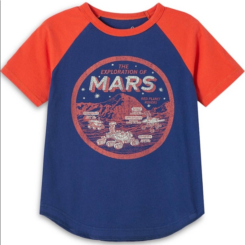 NWT Peek Aren’t You Curious Mission to Mark Tee Short Sleeve T-Shirt (Size 2T)